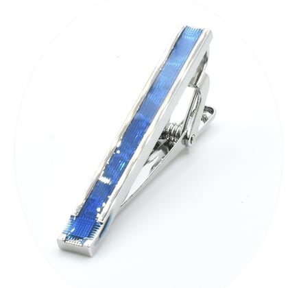 Koop Henk ter Horst  dasklem en manchetknopen blauw emaille Zilver voor slechts  € 49,95 bij Henk ter Horst herenmode