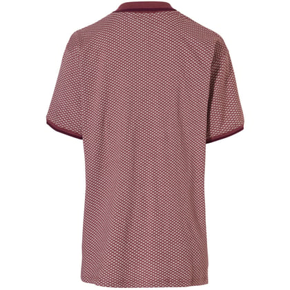 Koop Meantime grote polo met patroon Rood voor slechts  € 49,95 bij Henk ter Horst herenmode