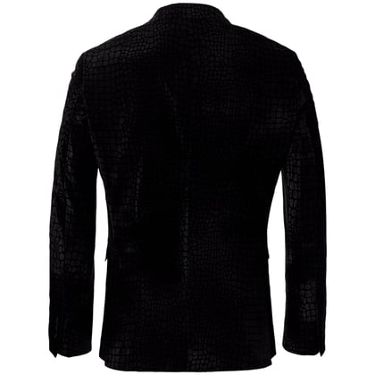 Koop Henk ter Horst Velours Velvet Fluweel colbert Paisleyprint Zwart voor slechts  € 118,97 bij Henk ter Horst herenmode