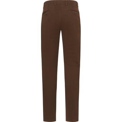 Katoenen chino broek Henk ter Horst Bruin