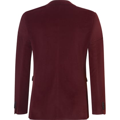 Weis Velours Velvet colbert met fluwelen revers Bordeaux