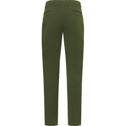 Katoenen chino broek Henk ter Horst Donkergroen