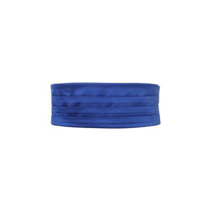 Koop Cumberband in een fijne satijnen kwaliteit, kobalt blauw #cb5 voor slechts  € 24,95 bij Henk ter Horst herenmode