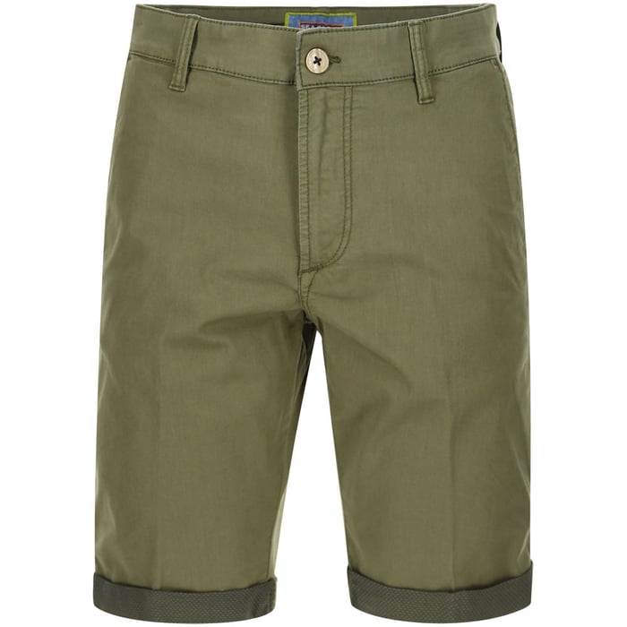 Koop Sea Barrier heren korte broek stretch katoen chino Olijfgroen voor slechts  € 39,95 bij Henk ter Horst herenmode