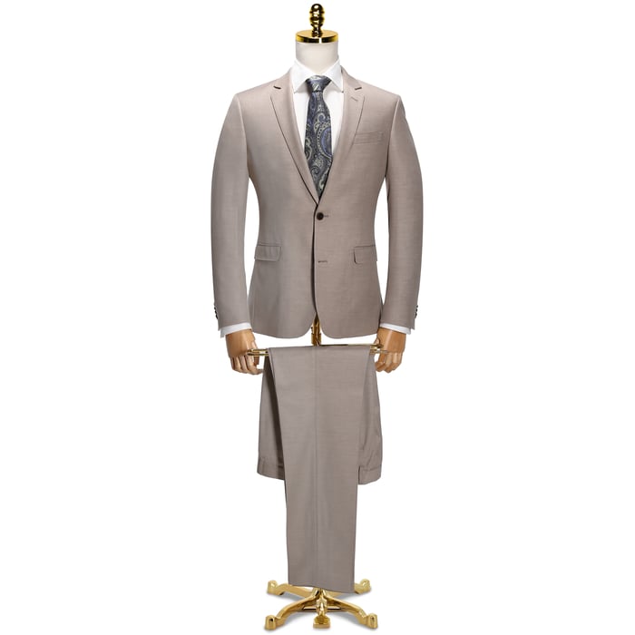Koop Henk ter Horst 2-delig herenkostuum Beige voor slechts  € 149,95 bij Henk ter Horst herenmode