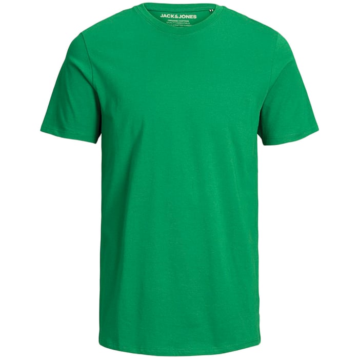 Koop Jack & Jones uni t-shirt ronde hals Groen voor slechts  € 12,99 bij Henk ter Horst herenmode