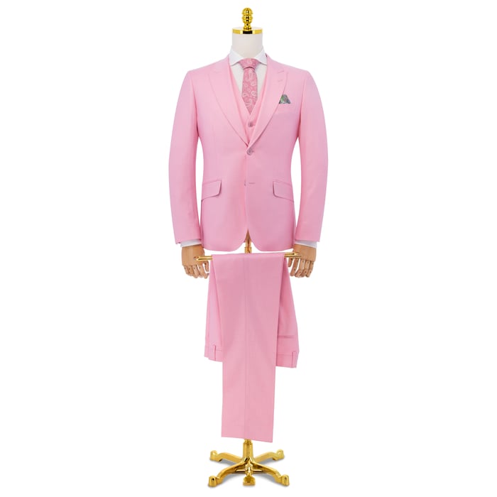 Koop Henk ter Horst 3-delig herenkostuum tropical gemêleerd Roze voor slechts  € 199,95 bij Henk ter Horst herenmode