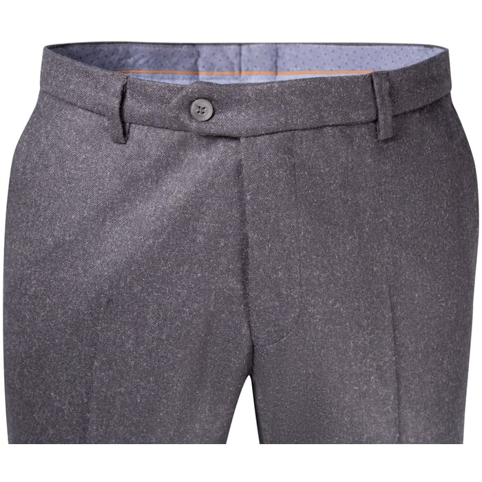 Koop Henk ter Horst Chinobroek hippe gemêleerde wollen slim fit  Antraciet voor slechts  € 69,95 bij Henk ter Horst herenmode