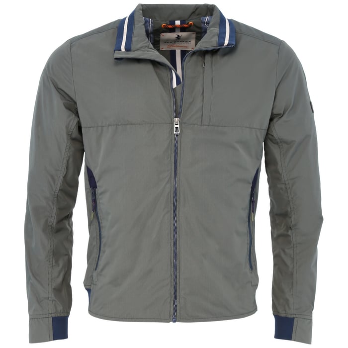Koop Sea Barrier Lumier Zomerjack gestreept Groen voor slechts  € 129,95 bij Henk ter Horst herenmode