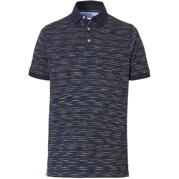 Koop Baileys herenpolo modern gestreept Navy voor slechts  € 69,95 bij Henk ter Horst herenmode