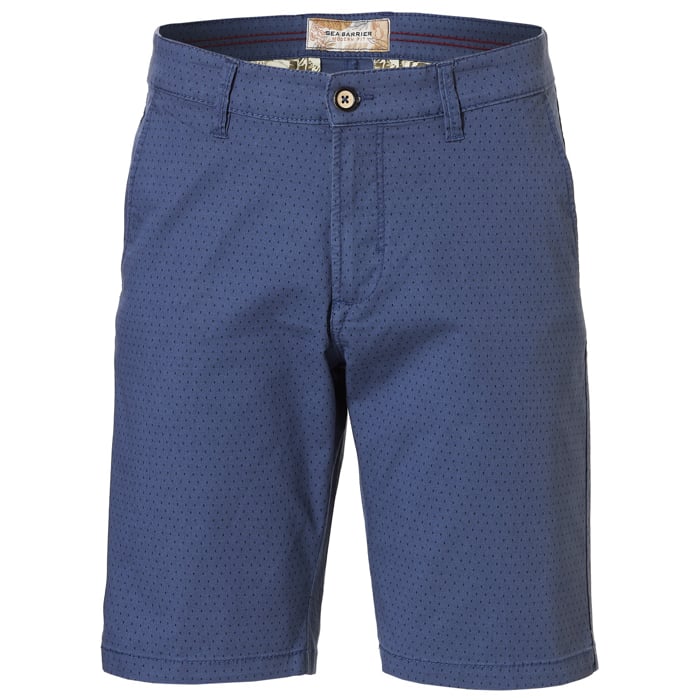 Koop Sea Barrier Bermuda korte broek chino gestipt Blauwgrijs voor slechts  € 44,95 bij Henk ter Horst herenmode