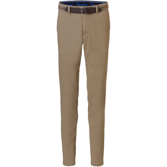 Koop Henk ter Horst katoenen chinobroek met stretch Beige voor slechts  € 69,95 bij Henk ter Horst herenmode