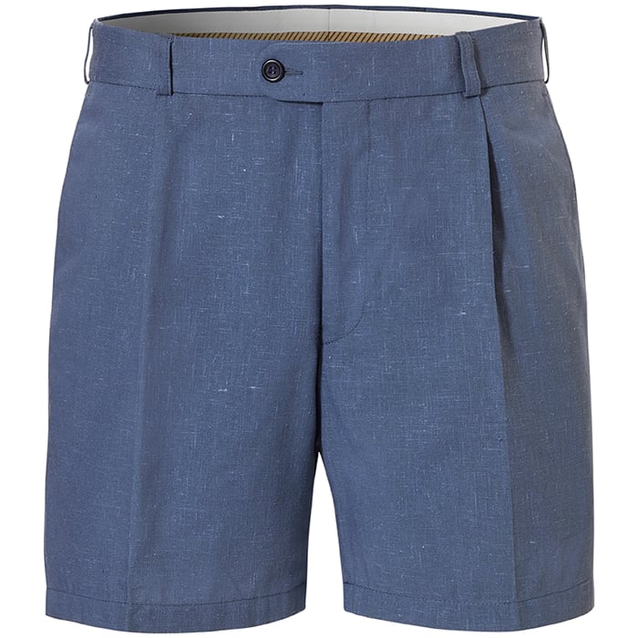 Koop Henk ter Horst extra korte broek linnenlook Italiaanse stijl Blauw voor slechts  € 39,95 bij Henk ter Horst herenmode