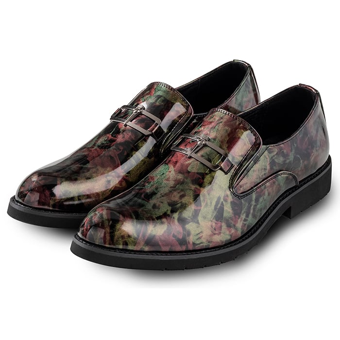 Koop Henk ter Horst bruin gevlekte camo loafer lakschoen Bruin voor slechts  € 39,95 bij Henk ter Horst herenmode