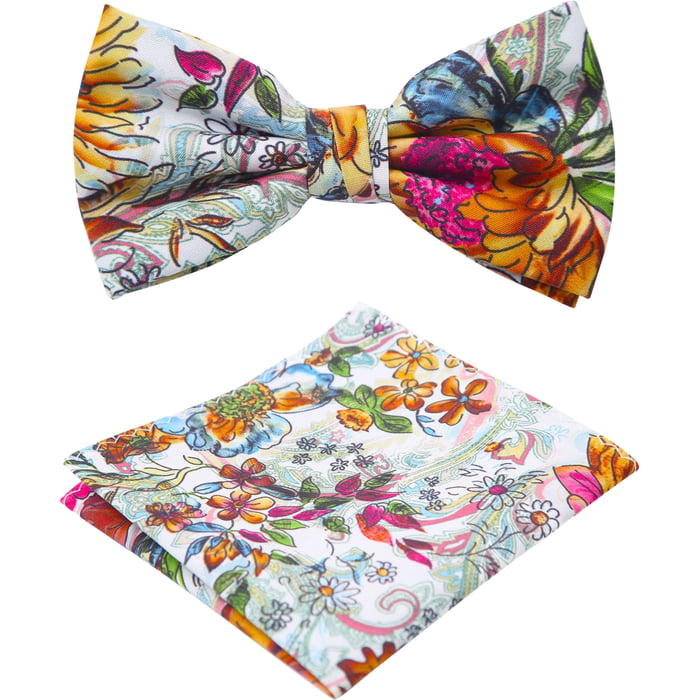 Koop Henk ter Horst 100% katoenen vlinderstrik met bloemen paisley print Rood voor slechts  € 39,95 bij Henk ter Horst herenmode