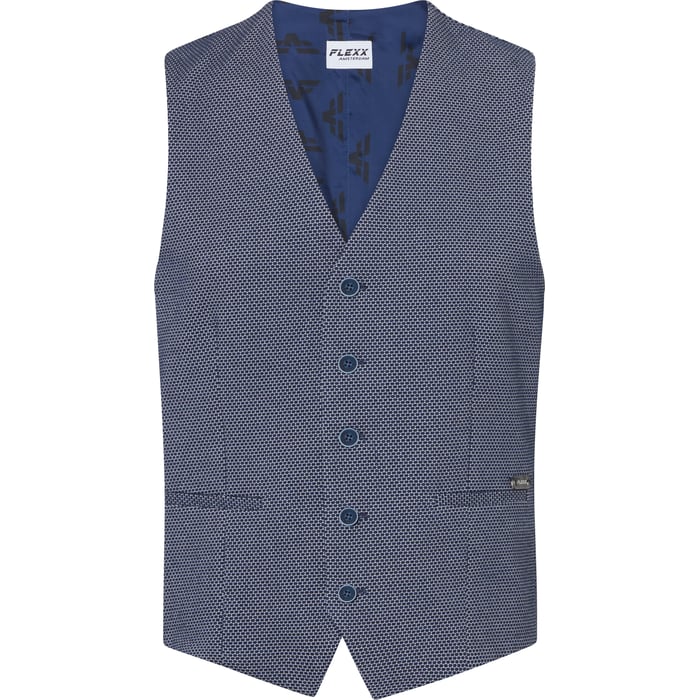 Koop Gilet met honingraad Flexx Navy voor slechts  € 69,95 bij Henk ter Horst herenmode