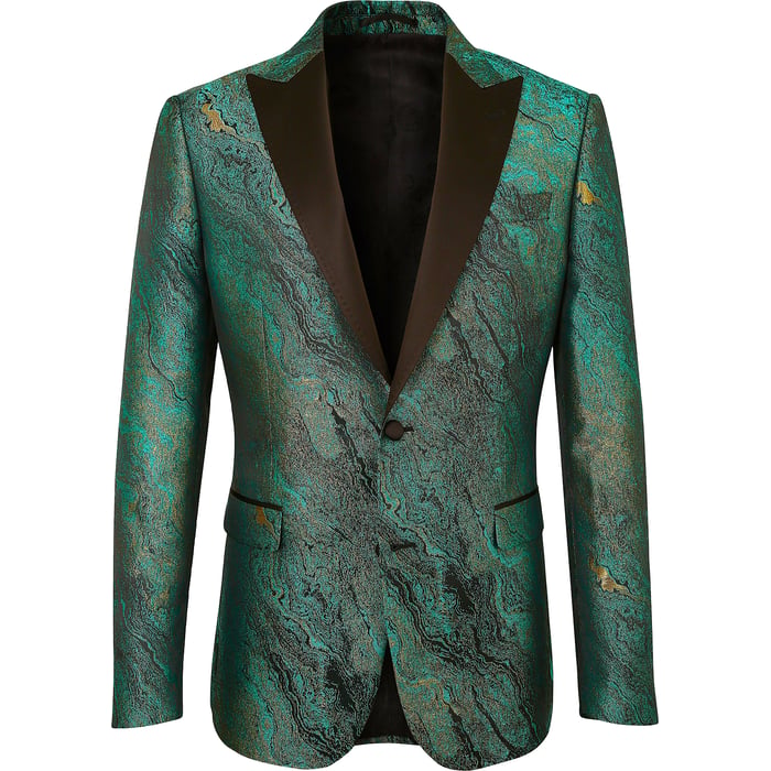 Koop Colbert lurex turquoise marmer Henk ter Horst Turquoise voor slechts  € 189,95 bij Henk ter Horst herenmode
