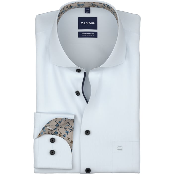Koop 141624-Hemden Olymp himmel voor slechts  € 79,95 bij Henk ter Horst herenmode