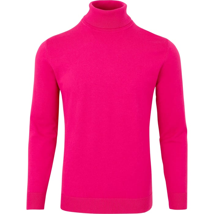 Koop Henk ter Horst heren coltrui 100% katoen Donker roze voor slechts  € 49,95 bij Henk ter Horst herenmode