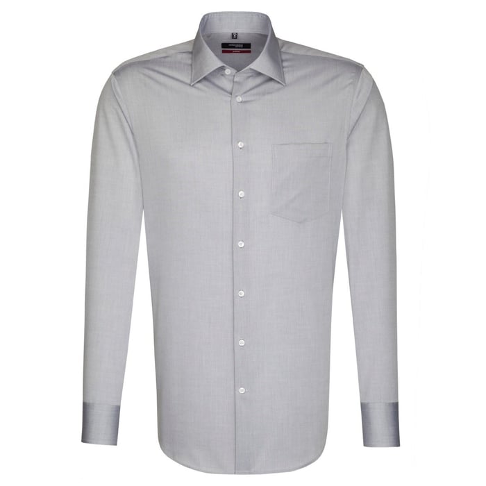 Koop Seidensticker splendesto overhemd modern fit grey voor slechts   bij Henk ter Horst herenmode