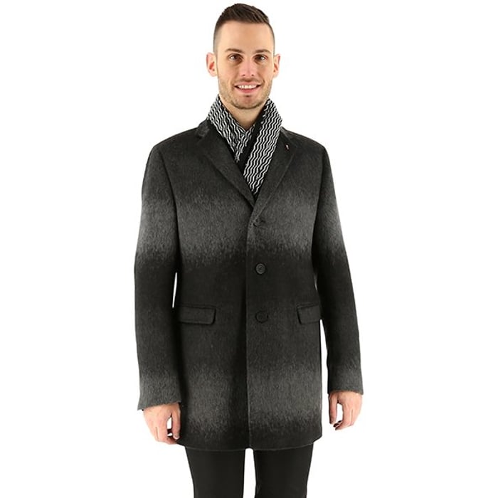 Koop Benvenuto wintermantel Graziano, antraciet voor slechts  € 299,95 bij Henk ter Horst herenmode