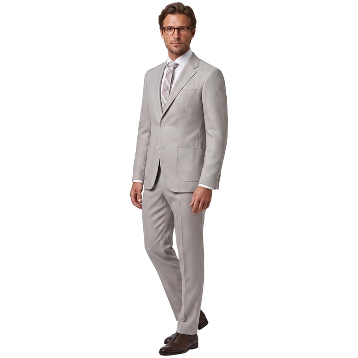 Koop Henk ter Horst 2-delig herenkostuum met stretch Beige voor slechts  € 169,95 bij Henk ter Horst herenmode