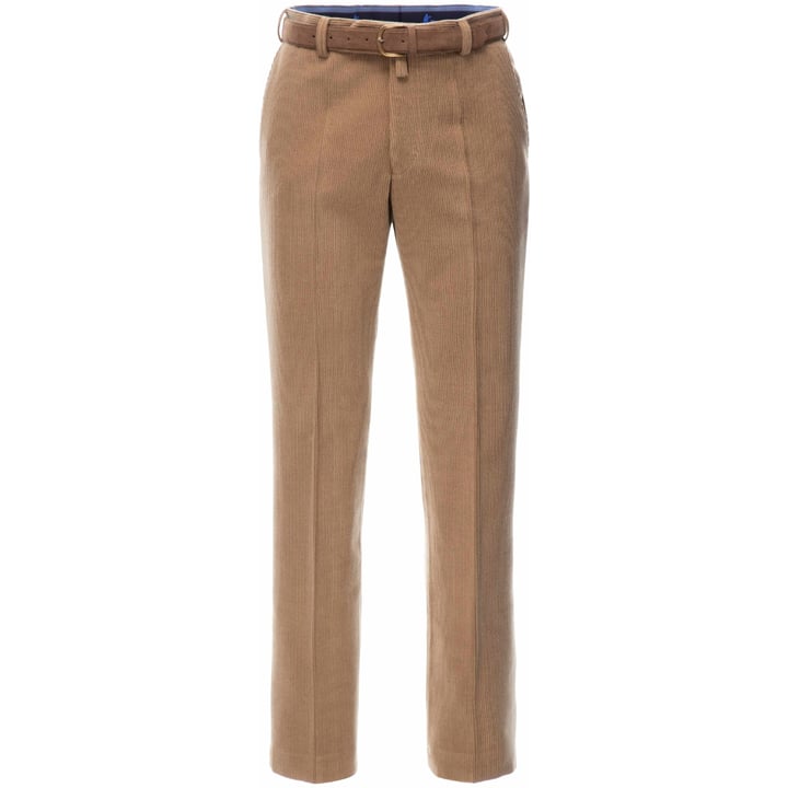 Koop Henk ter Horst Pantalon Trelana wol stretch corduroy Camel voor slechts  € 149,95 bij Henk ter Horst herenmode