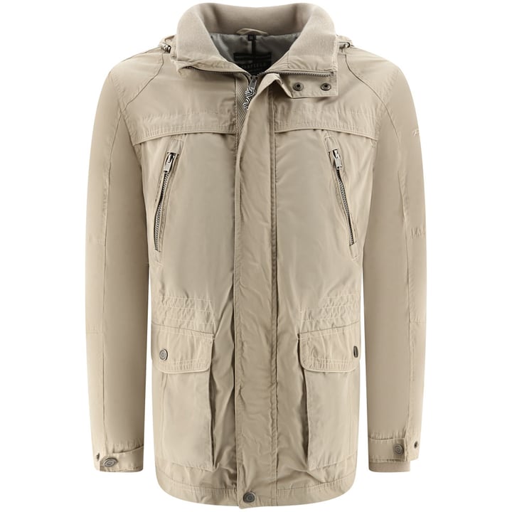 Koop Farfield zomerjack lang Logan, beige #zj48 voor slechts  € 139,95 bij Henk ter Horst herenmode