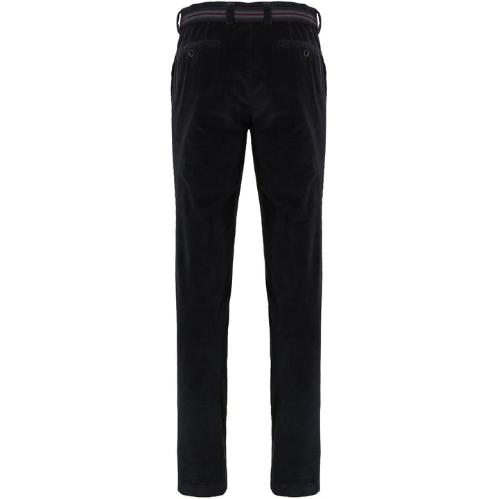 Koop Henk ter Horst katoenen stretch chinobroek corduroy Antraciet voor slechts  € 89,95 bij Henk ter Horst herenmode