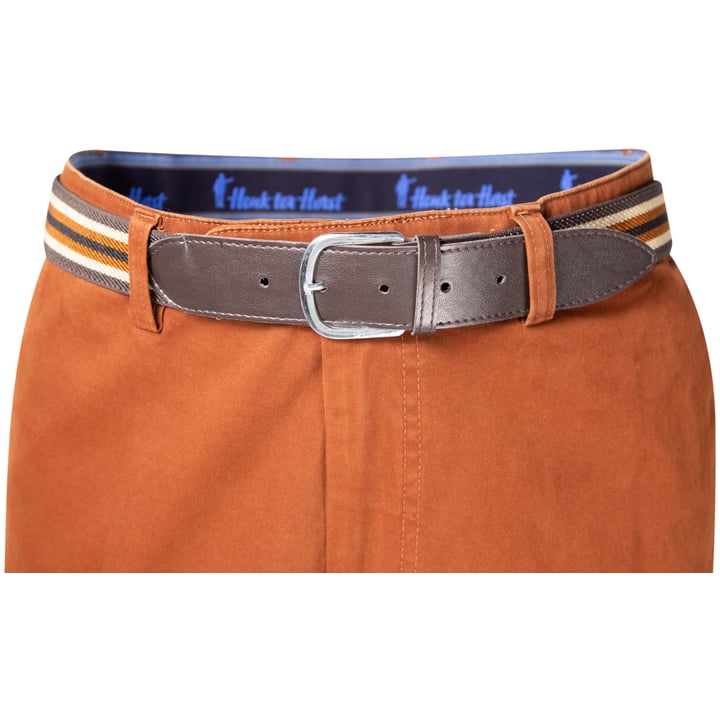 Koop Chino katoen Henk ter Horst Roestbruin voor slechts  € 79,95 bij Henk ter Horst herenmode