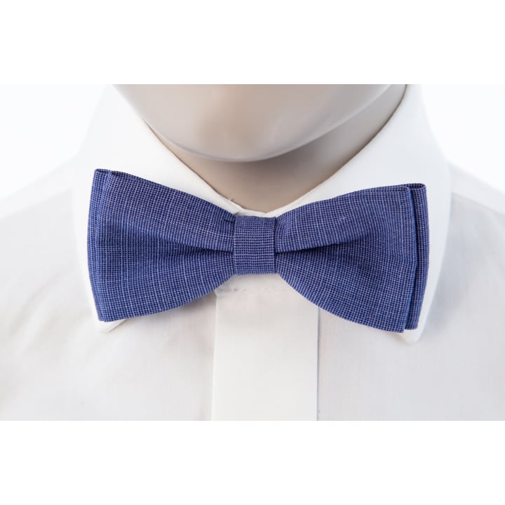 Koop Henk ter Horst Kindervlinder met pochette sharkskin Blauw voor slechts  € 24,95 bij Henk ter Horst herenmode