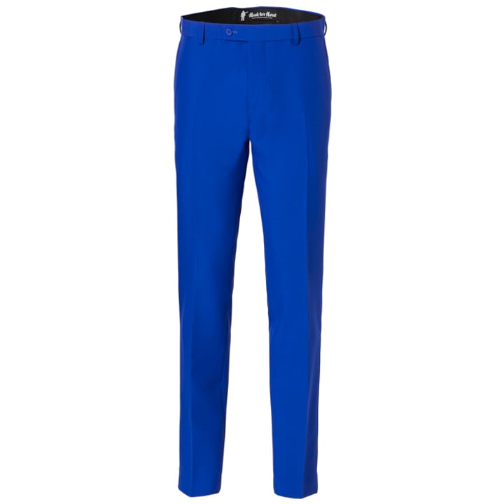 Koop Pantalon microblue Henk ter Horst Blauw voor slechts  € 59,95 bij Henk ter Horst herenmode