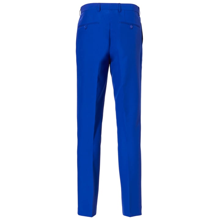 Koop Pantalon microblue Henk ter Horst Blauw voor slechts  € 59,95 bij Henk ter Horst herenmode