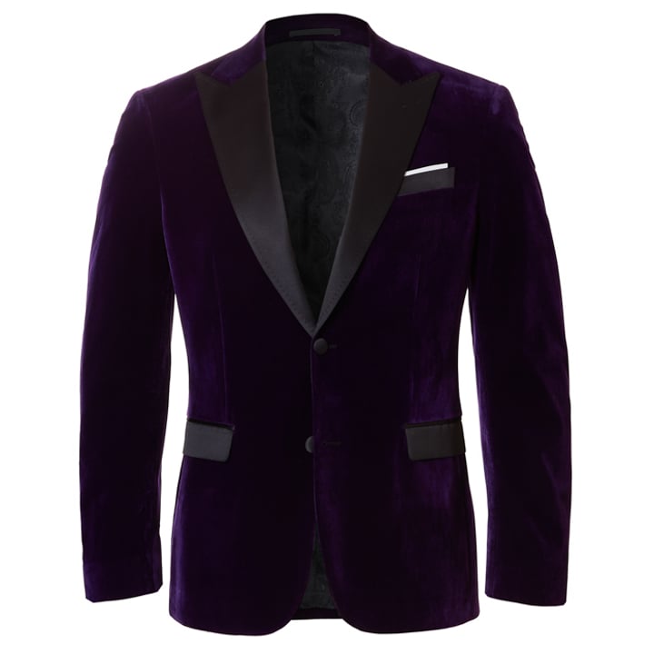 Henk ter Horst Velours Velvet Fluweel colbert Paars
