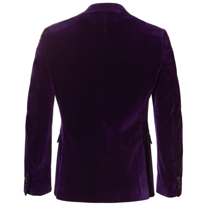 Henk ter Horst Velours Velvet Fluweel colbert Paars