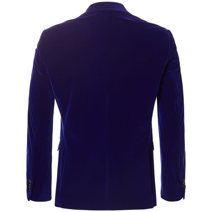 Koop Henk ter Horst Velours Velvet Fluweel colbert Blauw voor slechts  € 132,97 bij Henk ter Horst herenmode