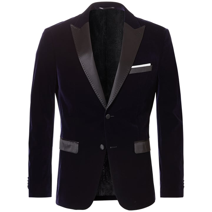 Koop Henk ter Horst Velours Velvet Fluweel colbert Navy voor slechts  € 132,97 bij Henk ter Horst herenmode