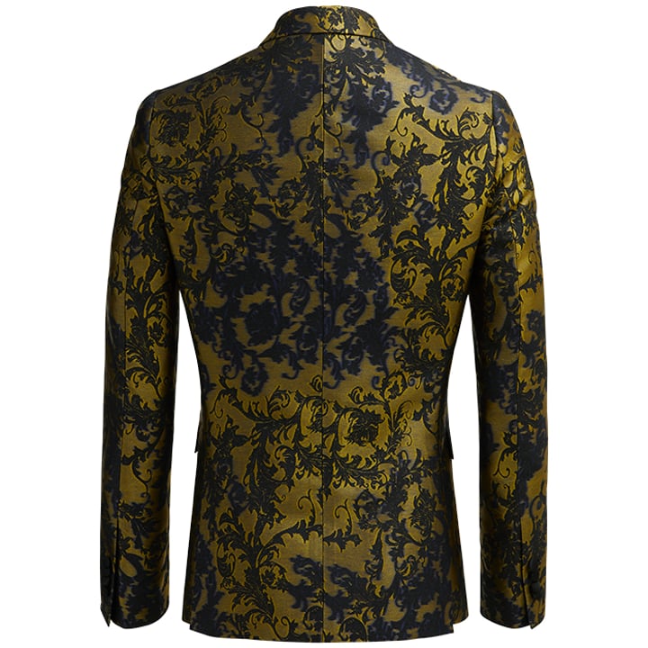 Koop Henk ter Horst barok jacquard smoking colbert Blauw voor slechts  € 132,97 bij Henk ter Horst herenmode