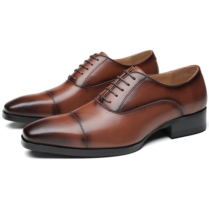 Koop Henk ter Horst lederlook herenschoen met veters Bruin voor slechts  € 139,95 bij Henk ter Horst herenmode