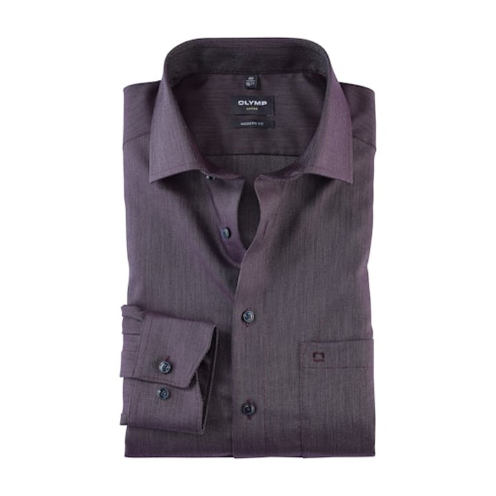 Koop Olymp Luxor modern fit katoen overhemd lange mouw Paars voor slechts  € 79,95 bij Henk ter Horst herenmode