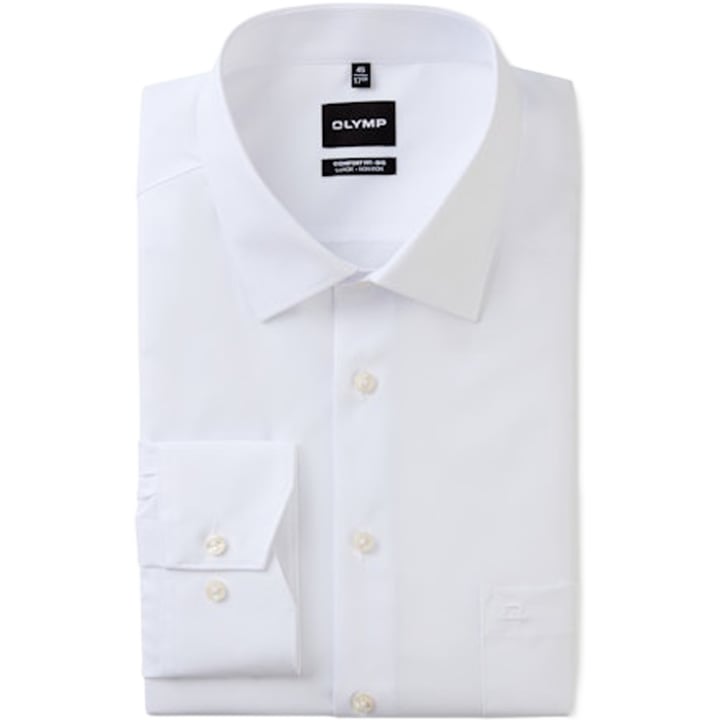Koop Olymp Luxor comfort fit katoen overhemd lange mouw Wit voor slechts  € 75,95 bij Henk ter Horst herenmode