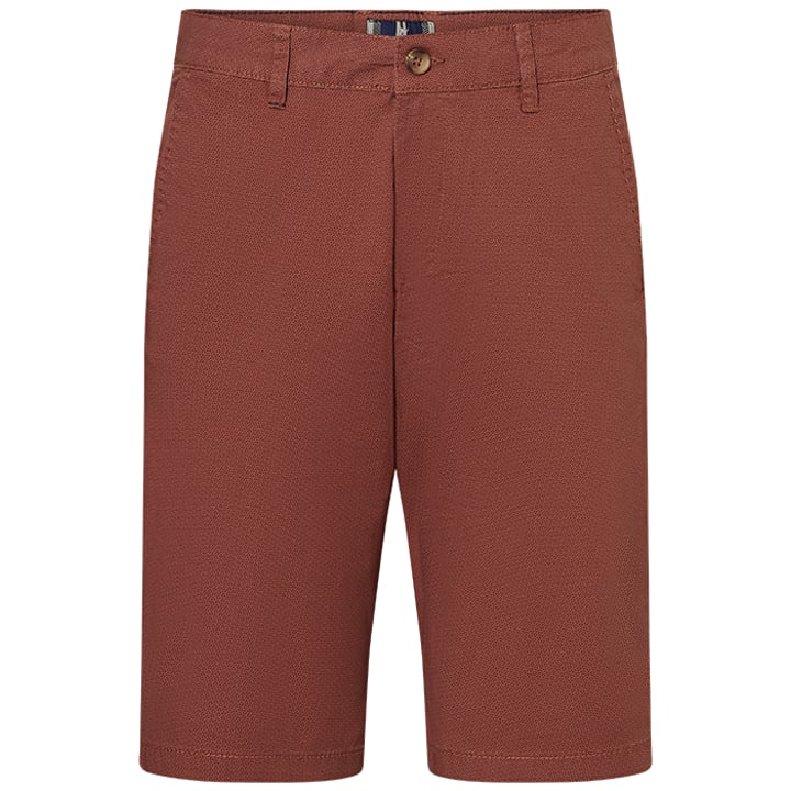 Koop Sea Barrier Modern Fit stretch chino Sycom grafische print Bruin voor slechts  € 44,95 bij Henk ter Horst herenmode