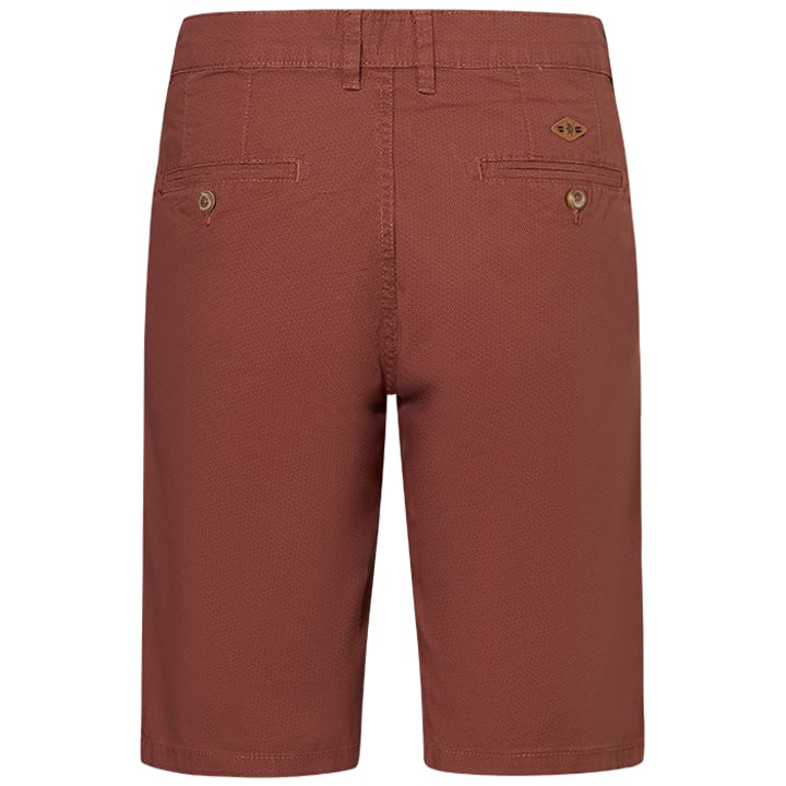 Koop Sea Barrier Modern Fit stretch chino Sycom grafische print Bruin voor slechts  € 44,95 bij Henk ter Horst herenmode