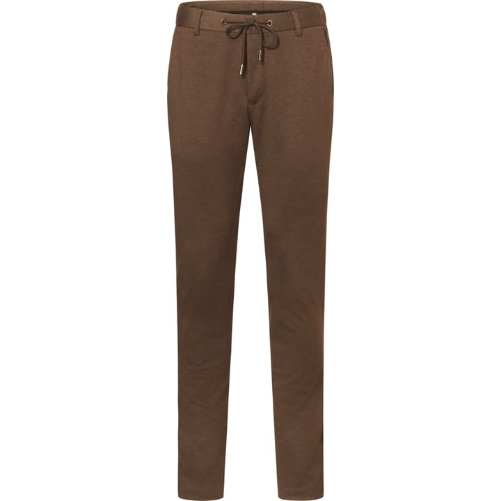 Pantalon gemeleerd tricot flexx Henk ter Horst Bruin