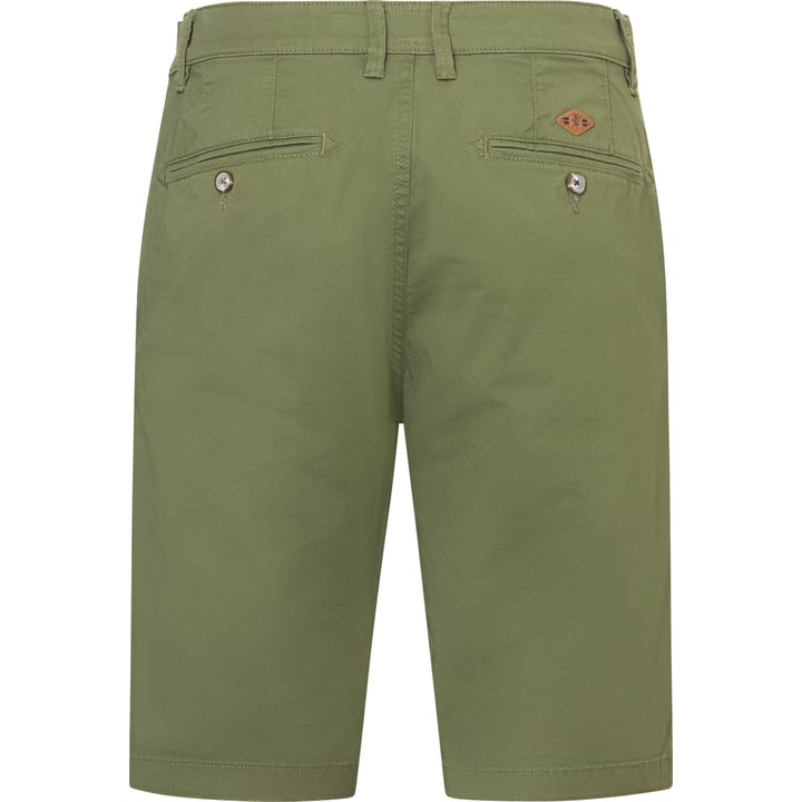 Sea Barrier heren korte broek stretch katoen chino Mosgroen