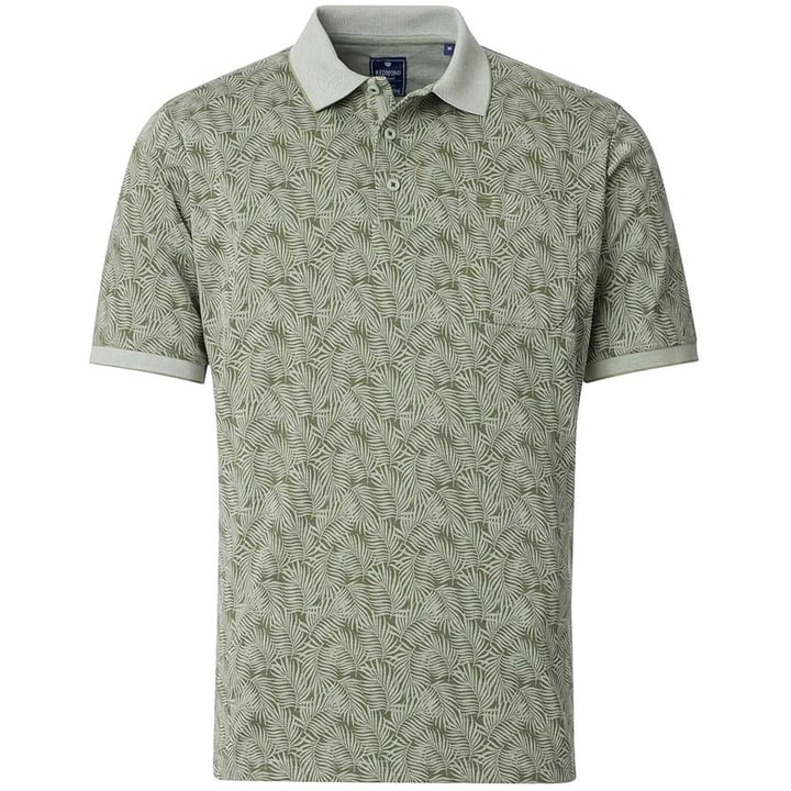 Koop Redmond ruimvallende herenpolo in grote maten Groen voor slechts  € 49,99 bij Henk ter Horst herenmode