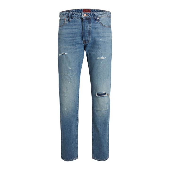 Koop Jack & Jones Relaxed fit duurzame spijkerbroek jeans vintage look met scheuren Blue Denim voor slechts  € 79,99 bij Henk ter Horst herenmode