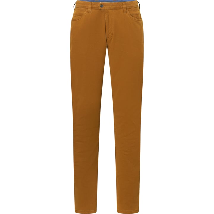 Katoenen swing pocket broek Henk ter Horst Cognac