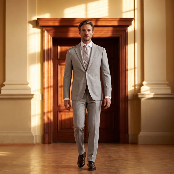 Koop Henk ter Horst 2-delig herenkostuum met stretch Beige voor slechts  € 169,95 bij Henk ter Horst herenmode