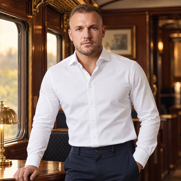 Koop Olymp Level Five body fit lange mouw overhemd Wit voor slechts  € 79,95 bij Henk ter Horst herenmode